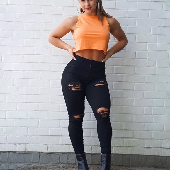 Ripped Fitjeans - Picture 1 of 7